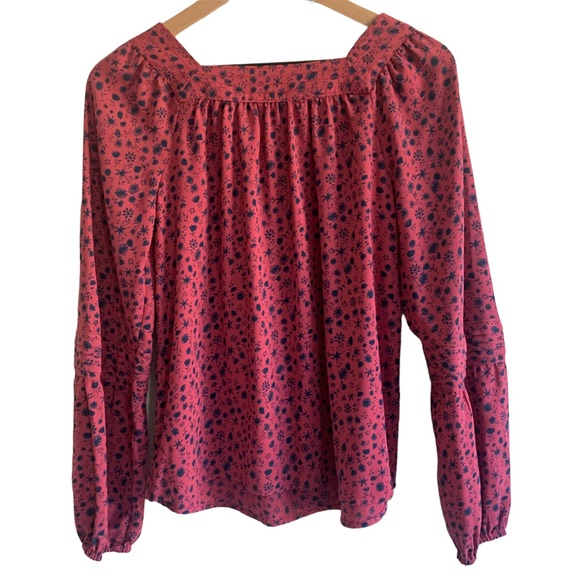 Lauren Condrad | Berry Floral Peasant Popover - Picture 8 of 8